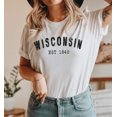 thumbnail image 1 of WISCONSIN EST1848 Graphic Short sleeve T-Shirt, 1 of 9