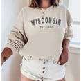thumbnail image 1 of WISCONSIN Graphic Unisex Fleece Pullover, 1 of 5