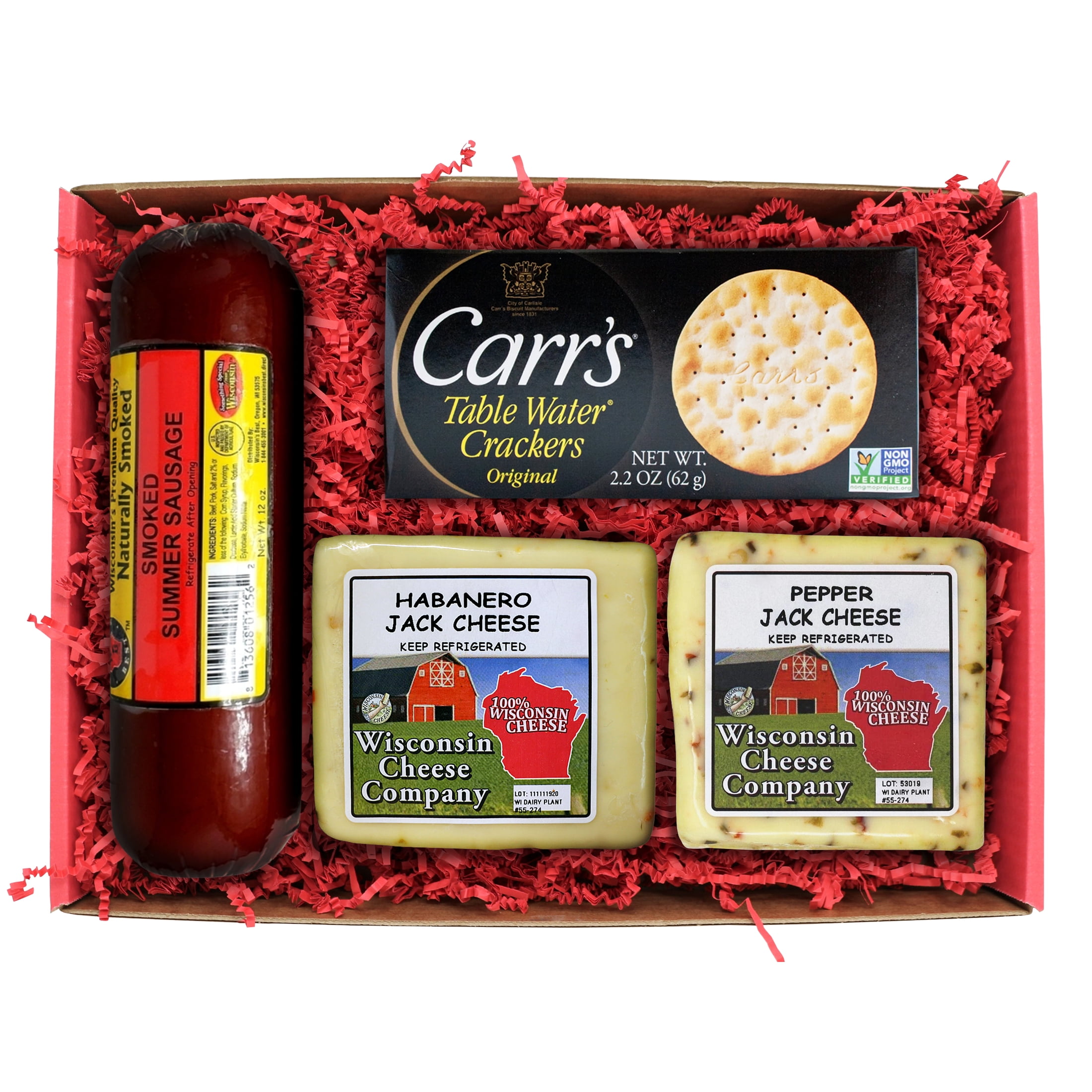 WISCONSIN'S BEST AND WISCONSIN CHEESE COMPANY HOT Jack Cheese Gift