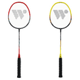 thumbnail image 1 of Wish FusionTec 917 Lightweight Badminton Racket Black Red, 1 Racket, 1 of 7