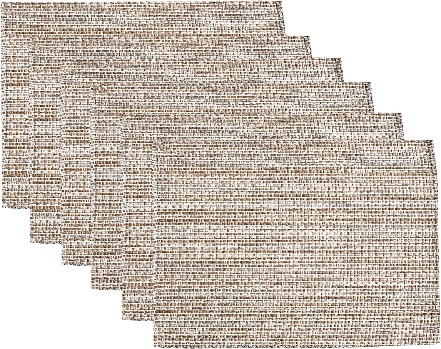 WISH TREE Placemats Sunflower Print 100 Cotton Fused Placemats 14''x