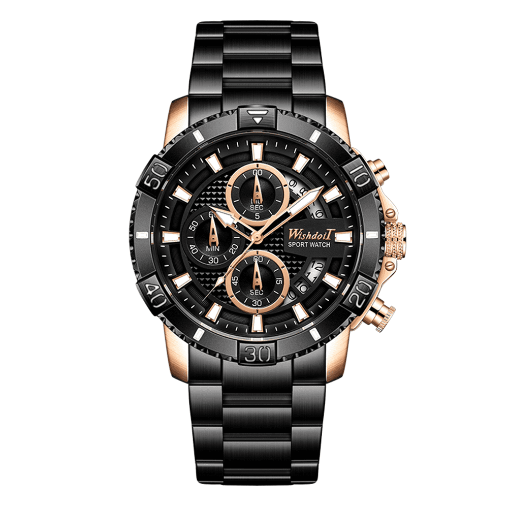 WISHDOIT Men Sport Analogue Stainless Steel El Salvador Ubuy