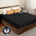 thumbnail image 1 of WISHEAD Electric Heated Mattress Pad for California King Size, Dual Control 9 Heat Settings Electric Bed Warmer, Auto-Off Timer, ETL Certified, Washable, Deep Pocket, Black, 1 of 10