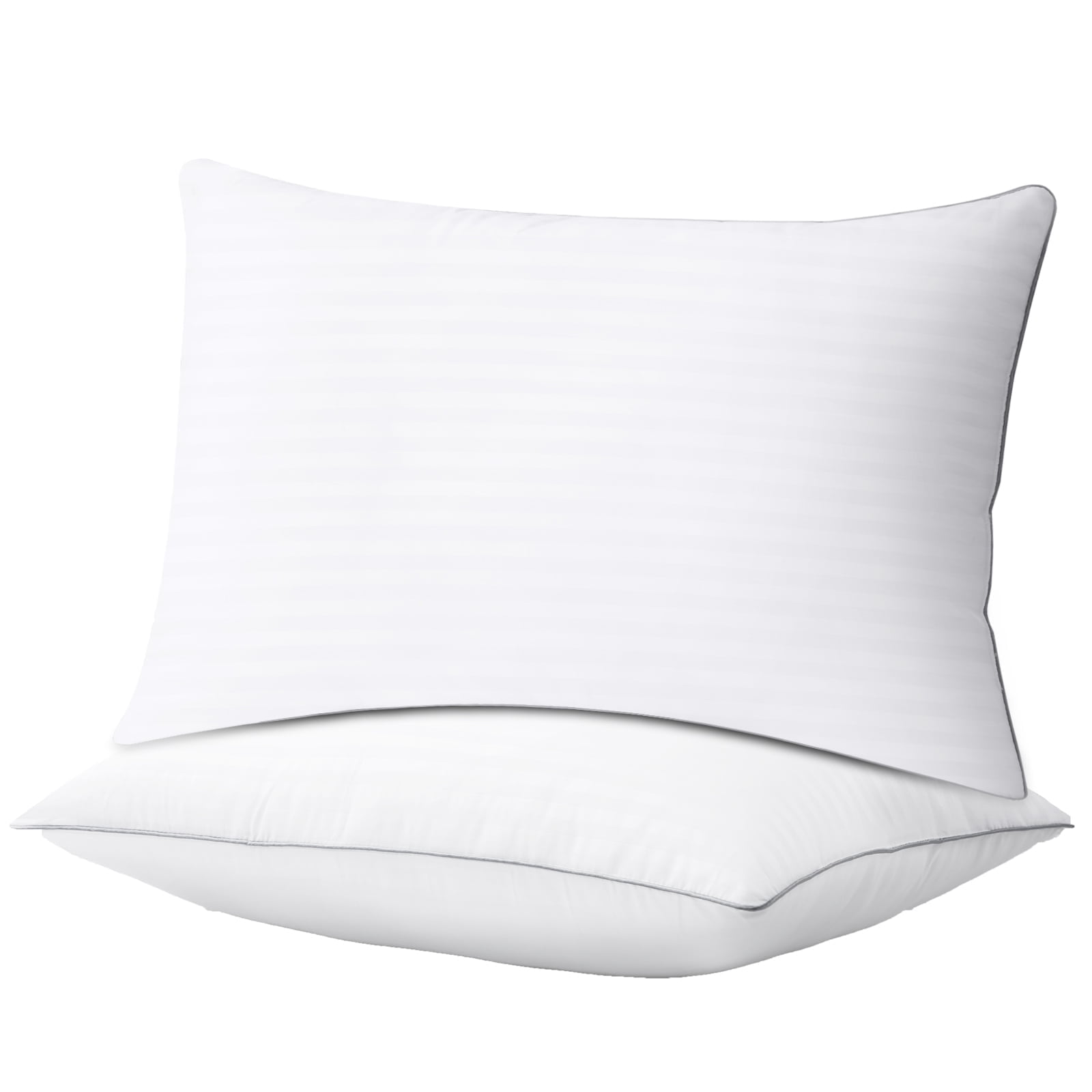 WISHEAD Pillows King Size Set of 2, Hotel Quality, Down Alternative Gusseted Bed Pillows for Side, Back, or Stomach Sleepers, White - Walmart.com