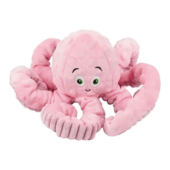 WISHSTORE Dog Squeaky Toys Octopus-Tough Plush Large Medium & Small Dog Toys  Blue or Pink