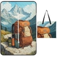 thumbnail image 1 of WISHTIME Hiking Multifunctional Zipper Picnic Mat Collapsible Portable Picnic Mat for Outdoor Campsites, 1 of 9