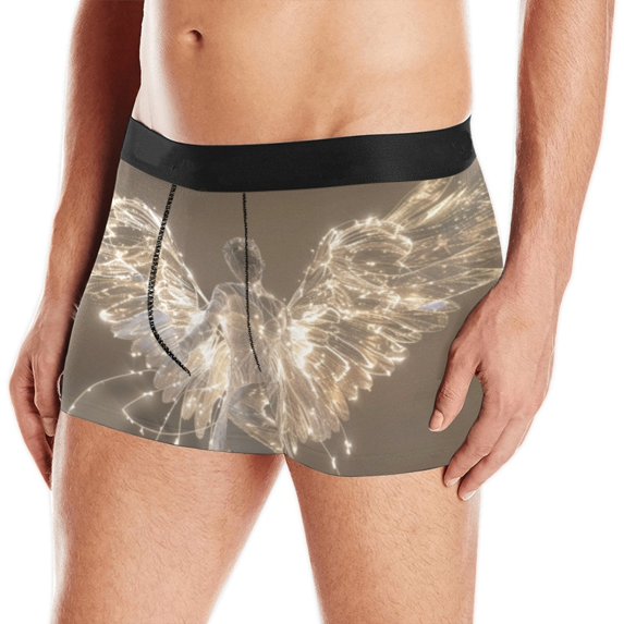 WISHTIME Mens Boxer Briefs, Moisture-Wicking Performance Boxer Briefs for Men Made in USA