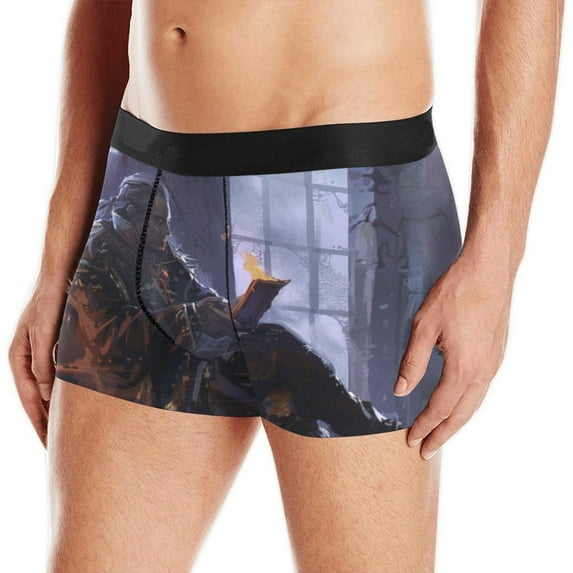 WISHTIME Mens Boxer Briefs, Moisture-Wicking Performance Boxer Briefs for Men Made in USA