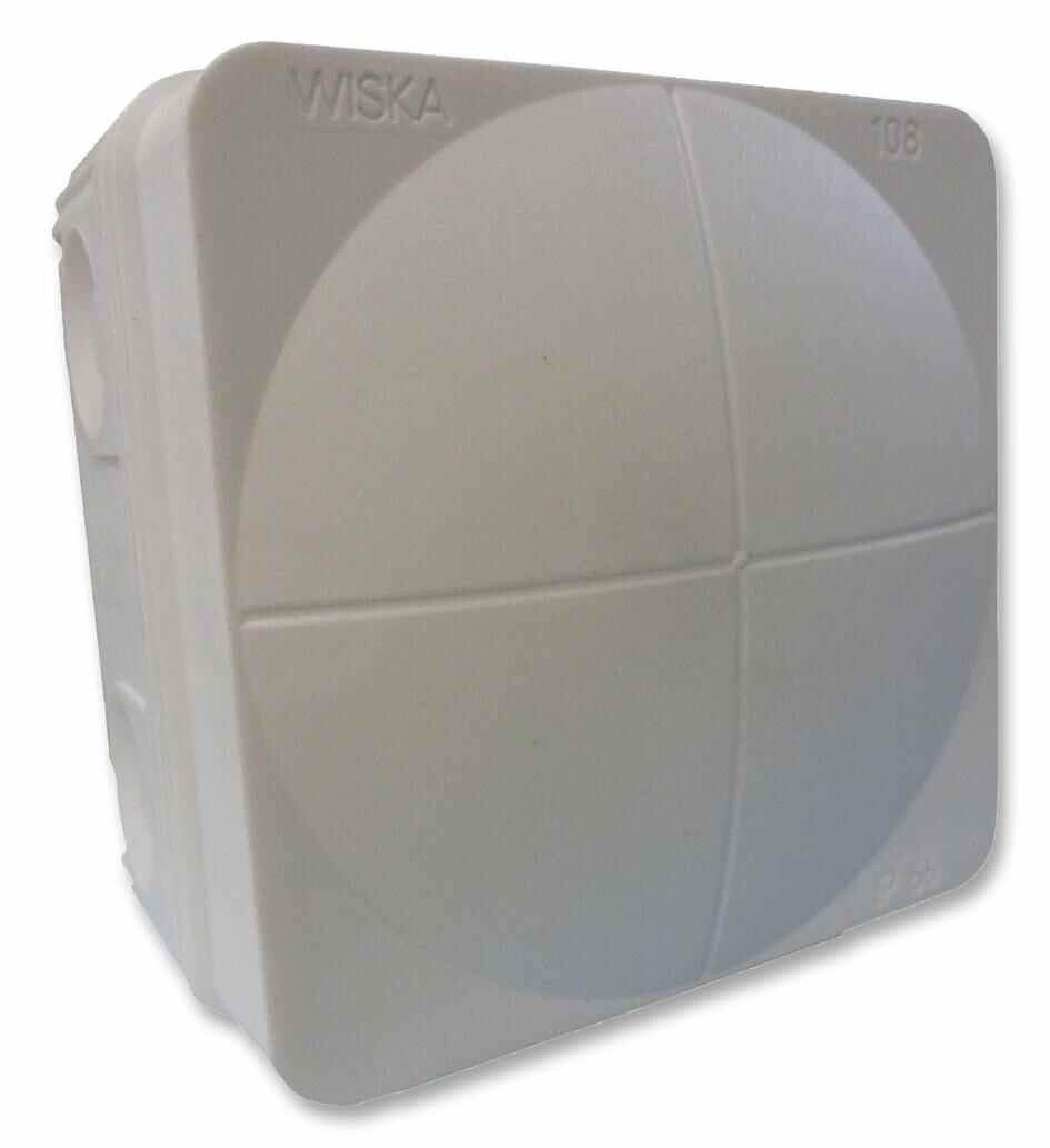 WISKA - Combi 108/5 Polypropylene IP66 Junction Box Grey 76 x 76 x 51mm