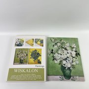 WISKALON Paintings,Irises in Vase Floral Canvas Prints Wall Art by Van Gogh Classic Artwork Famous Oil Paintings Reproduction