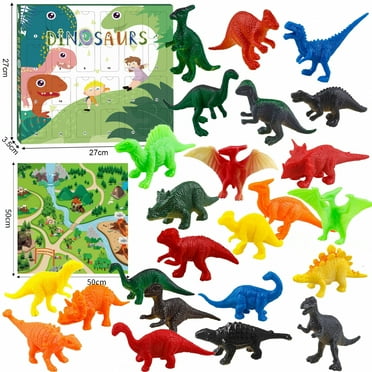WISOLT Dinosaur Blind Box - With Stickers & Masks, Fun for Kids 2-5, Ideal as Advent Calendar.
