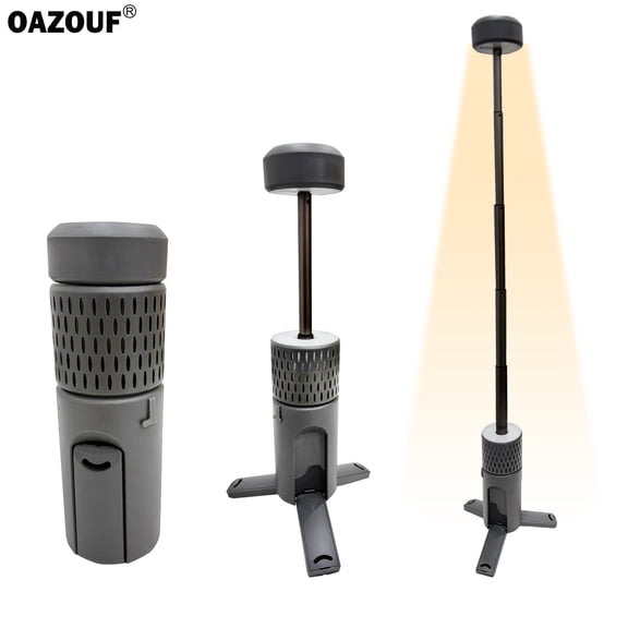 OAZOUF 10000mAh  Camping Lantern with SOS Modes: Camping Light with Magnetic Tripod, 3 Light Modes, IP54 Waterproof for Outdoor Adventures