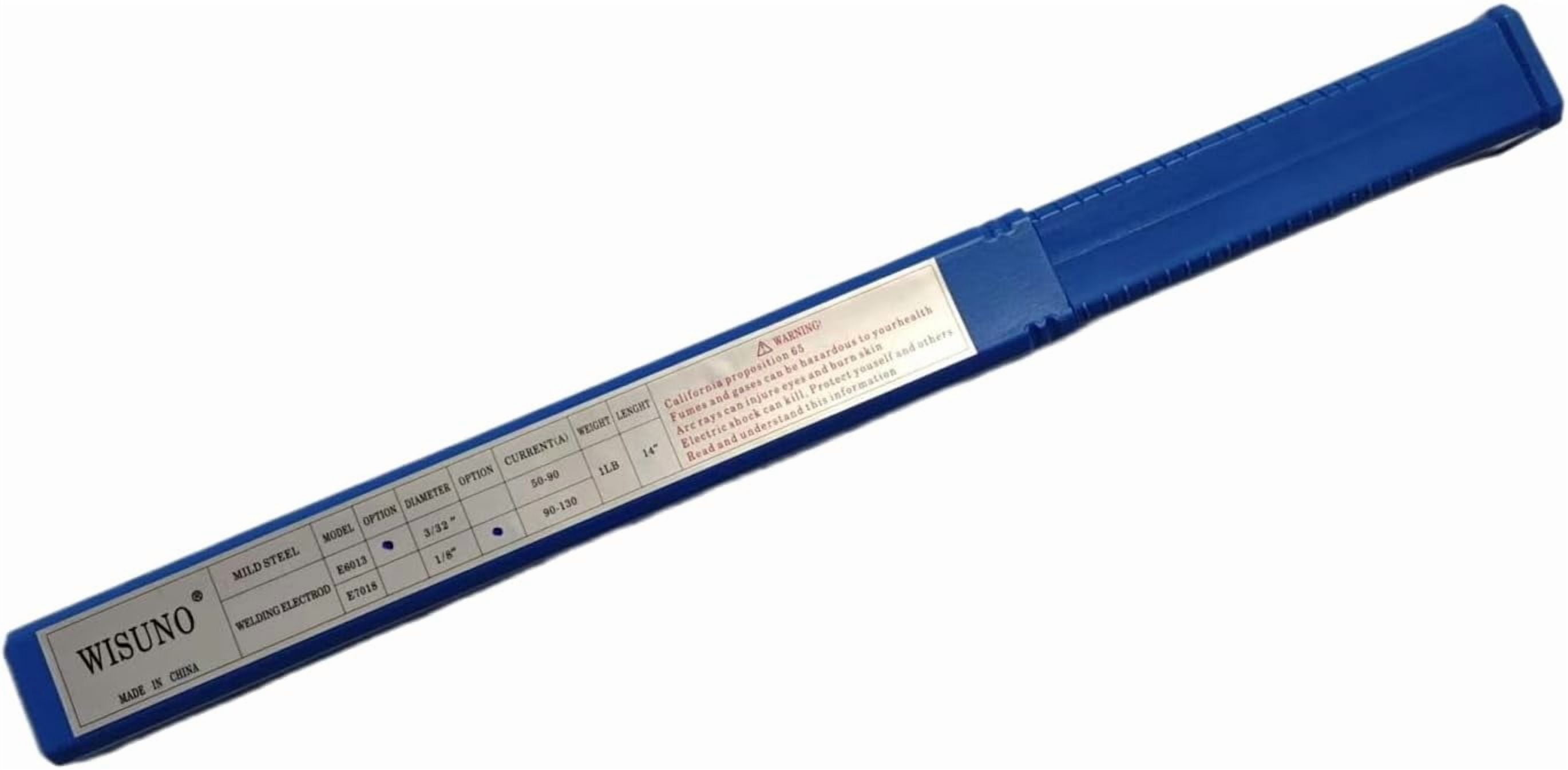 WISUNO Welding Rods,E6013 1/8'' 1LB,Carbon Steel Stick Electrodes