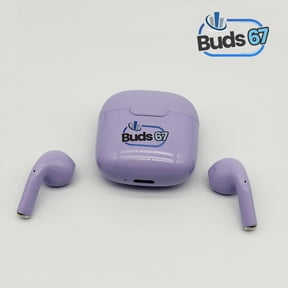 WITC 67 Pods – True Wireless Earbuds (Color : Lavender) | Hi-Fi Sound, Bluetooth 5.3, IPX4