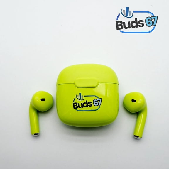 WITC 67 Pods True Wireless Earbuds (Color : Mint) | Hi-Fi Sound, Bluetooth 5.3, IPX4