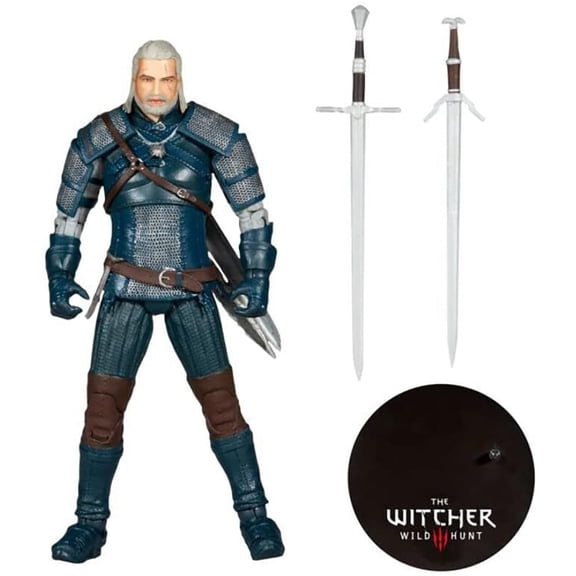 WITCHER GAMING 7IN FIGURES WV2 - GERALT OF RIVIA (VIPER ARMOR: TEAL)