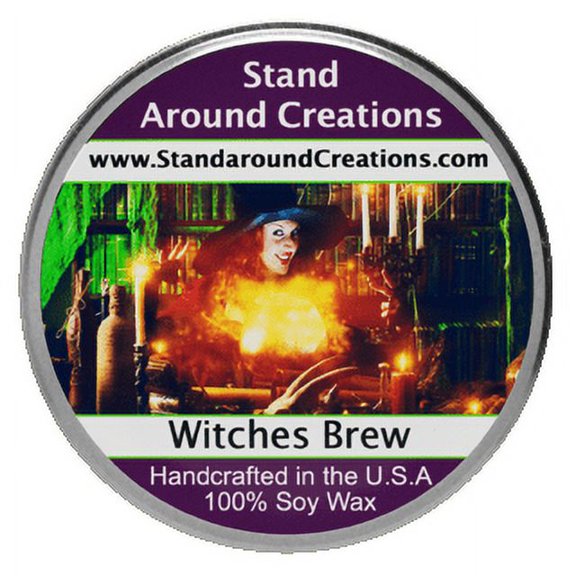 WITCHES BREW TUREEN 8-OZ. ALL NATURAL SOY CANDLE