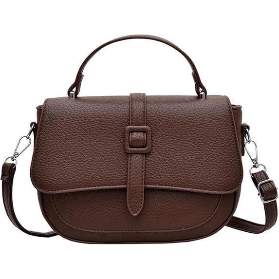 Withtop Snacks WITERY Crossbody Bag for Women, Small Flap Saddle Purse with Top Handle ...