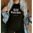 thumbnail image 1 of WITH GOD ALL THINGS ARE POSSIBLE Graphic Plus Short sleeve T-Shirt, 1 of 8