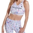 thumbnail image 1 of WITH Wear it to Heart Women's High Neck Sports Bra, Summertime Wave, Small, 1 of 5