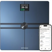 WITHINGS Body Comp - Scale for Body Weight and Complete Body Analysis, Wi-Fi & Bluetooth, Baby Digital Scale, Accurate Visceral Fat, Heart Health, Scales Compatible with Apple, FSA/HSA