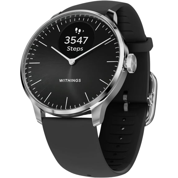 WITHINGS ScanWatch Light - Hybrid Smart Watch, Heart Rate Monitoring ...