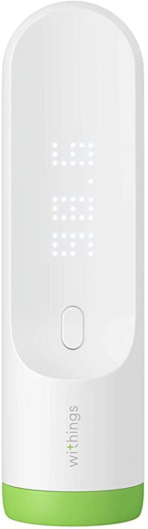 White and Green No-Touch Smart LED Forehead Thermometer