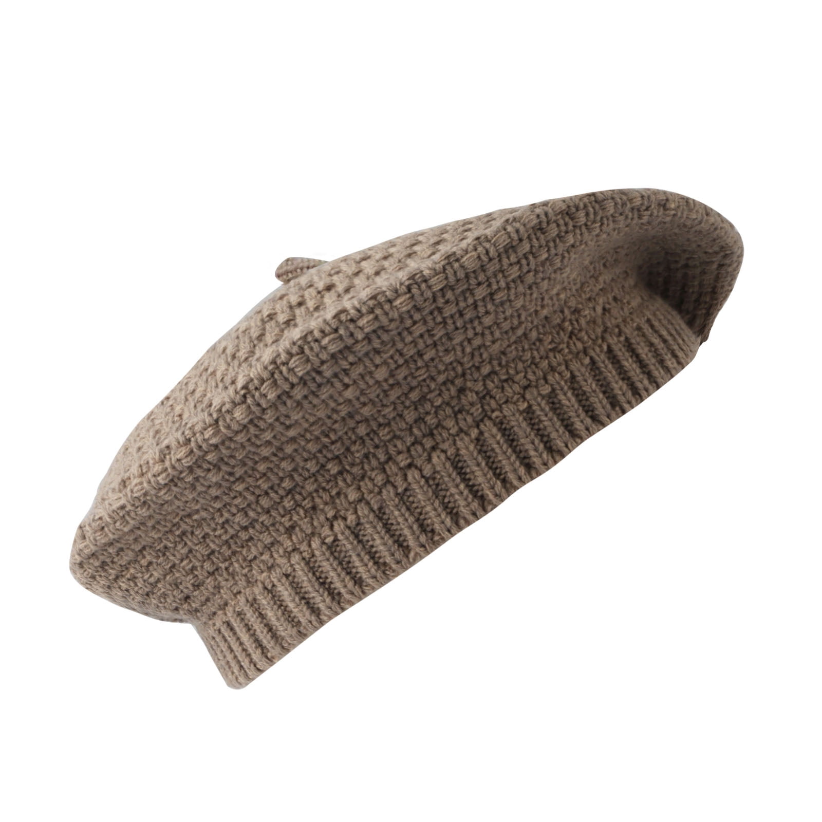 WITHMOONS Acrylic Crochet Beret Hat Warm Winter French Style  display picture 3