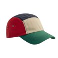 thumbnail image 1 of WITHMOONS Camp Hat Multi Color Lightweight Jockey 5 Panel Flat Bill Cap Outdoor Fishing Hat YZ20208 (Red), 1 of 6