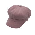 thumbnail image 1 of WITHMOONS Corduroy Newsboy Hat - 8 Panel Cabbie Baker Beret Cap Winter Oversized LDG1563 (Pink), 1 of 3