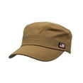 thumbnail image 1 of WITHMOONS Cotton Cadet Army Caps The Stars and Stripes Basic Hat CT11341 (Beige), 1 of 5