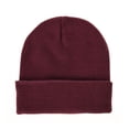 thumbnail image 1 of WITHMOONS Infant Baby Plain Winter Beanie Hat Toddler Skull Cap CCJ875 (Wine), 1 of 3