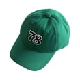 thumbnail image 1 of WITHMOONS Kids Boys Girls Baseball Cap Low Profile Cotton Hat Adjustable Size YZI0147 (Green), 1 of 2