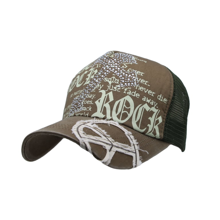 BKE Cross Rhinestones Distressed Style Adult Military Strapback Hat BKE | Accessories | Bke Black Embroidered Rhinestones Silver  main image 2