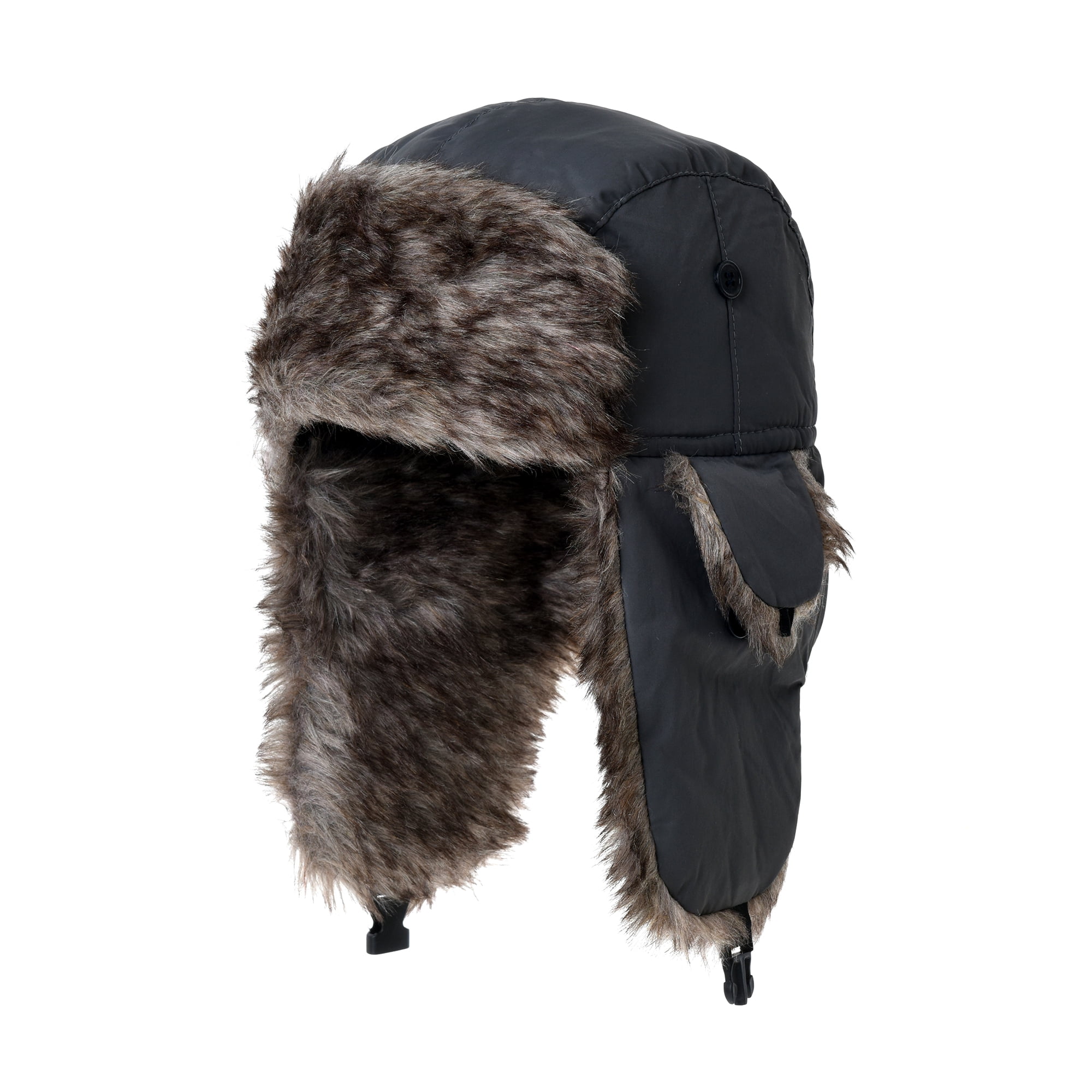 Withmoons Russian Ushanka Cap Winter Trapper Ear Flap Hats Yzt0092 Grey 