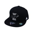 thumbnail image 1 of WITHMOONS Snapback Hat Flat Brim Two Tone Hiphop Baseball Cap TR21318 (Black), 1 of 5