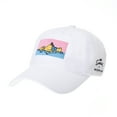 thumbnail image 1 of WITHMOONS The Simpsons Baseball Cap Beach Homer Embroidery Hat HL11032 (White), 1 of 5