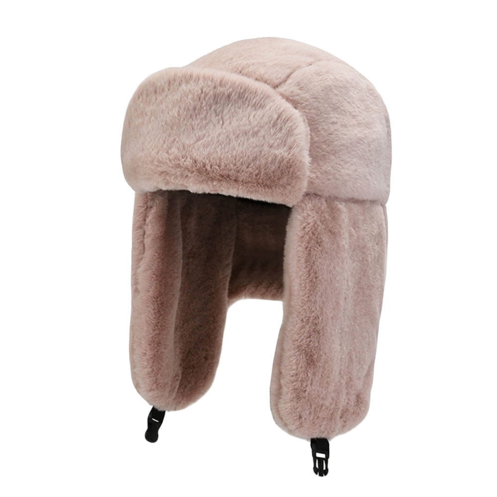 WITHMOONS Trapper Russian Bomber Hat - Winter Fluffy Trooper Ski Ear ...