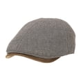 thumbnail image 1 of WITHMOONS Trendy Houndstooth Pattern Cotton Newsboy Hat Flat Cap SL3245 (Brown), 1 of 4