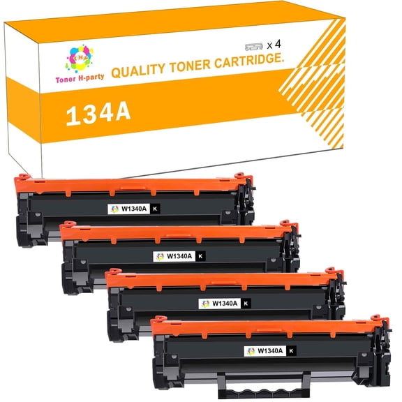 WITHOUT CHIP High Yield 134A Toner Cartridge Compatible for 134A W1340A LaserJet M209dw MFP M234dw M234sdn M234sdw Printer Ink Black 4-pack
