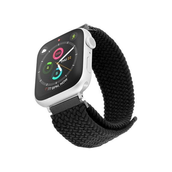WITHit Elastic Braided Band for the Apple Watch, Unisex, Black
