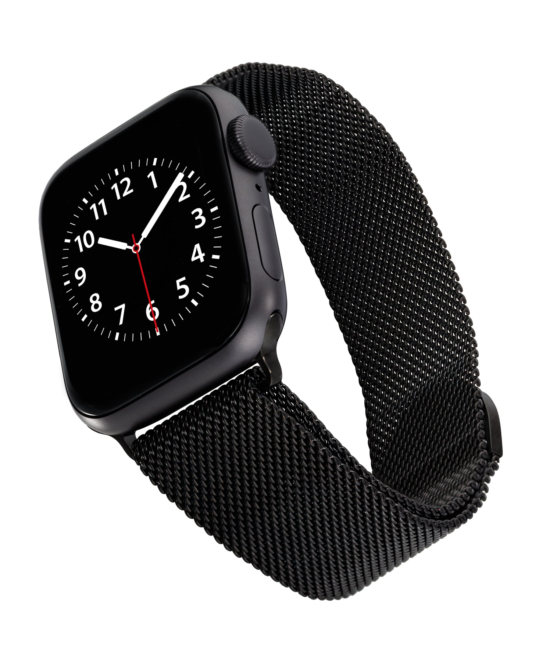 Black Stainless Steel Mesh Band for 42 & 44 mm Apple Watch - Each