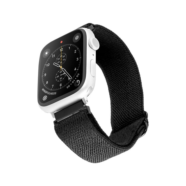 WITHit Black Woven Elastic Band for the Apple Watch