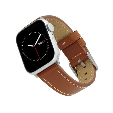 WITHit Brown Premium Leather Band for 38/40/41mm Apple Watch®