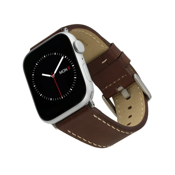 WITHit Brown Premium Leather Band for 42/44/45mm/Ultra/Ultra 2 (49mm) Apple Watch®