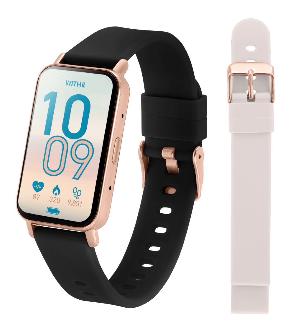 WITHit DYO Series Smartwatch with 1.45" Full Touch Screen and Interchangeable Bands