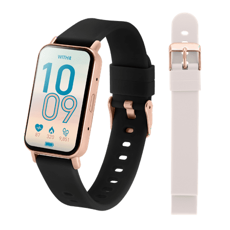 WITHit DYO Series Smartwatch with 1.45" Full Touch Screen and Interchangeable Bands