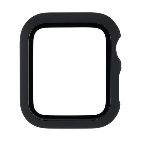 WITHit Full Protection Black Bumper with Glass Screen Protection for 41mm Apple Watch
