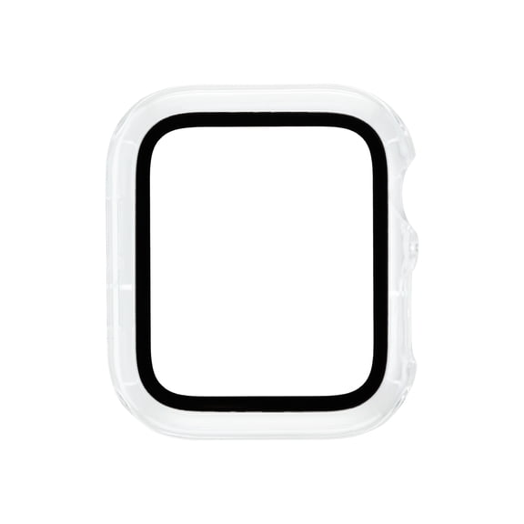 WITHit Full Protection Clear Bumper with Glass Screen Protection for 38mm Apple Watch