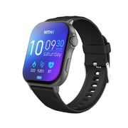 WITHit Giga Smartwatch with AMOLED 2.04 High-Definition Touchscreen Display, Black